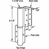 Prime-Line Round Barrel Hinge, Top Only, RH-In /LH-Out, Anodized 658-2859